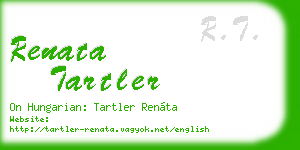 renata tartler business card